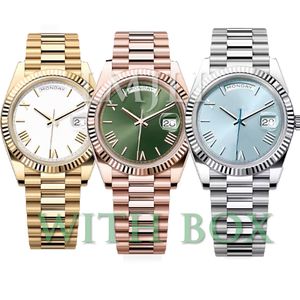 Mens Automatic Mechanical Watches for men designer watch 41mm Large Dial Roma Watches 904l Stainless Steel wristwatch
