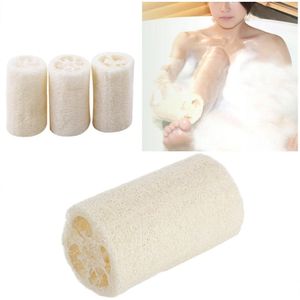 Naturlig loofah tvättborstar badkropp duschtvätt svamp badrumstillbehör kök cleaing skrubber