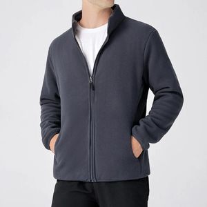 Men's Jackets Winter Coats Thicken Warm Long Sleeve Zipper Hoodies Casual Sports Fleece Black Coat Hooded Men Women Jacket