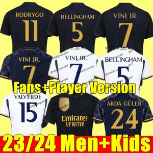 23 24 Soccer Jerseys VINI JR Tchouameni Football Shirt CAMAVINGA ALABA MODRIC Rodrygo 11 Camisetas Men Kids Kit Uniforms Fans Player _Jersey