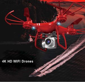 Drones Mini Drone With 4K 1080P 720P Hd Cameras Long Range Professionl Fpv Aircraft Four Axis Air Remote Control Helicopter Q231102