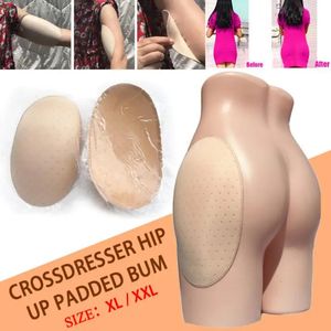 Forma de mama 2 pcs XXL Melhorando Cueca Pad Adesivos Hip Up Acolchoado Bum Shapewear Hip Enhancer Para Crossdresser 231101