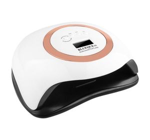 Secador de unhas profissional 168w 42 leds lâmpada uv com 4 temporizadores e modo de baixo calor luz gel cura todos os tipos de géis ferramentas para unhas 6979003