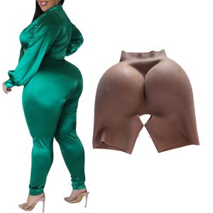 Breast Form Xxl Size Plus Size African Woman Natural Shape Silicone Big Hips And Buttocks Enhancing Thickness Pants Corsets Soft Elastic 231101