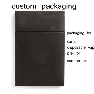 Kundenspezifische Verpackung für Vape-Kartusche, Einweg-Vaporize-Pen-Gerät, Pre-Roll-Paket, OEM-Aufkleber, Mylar-Beutel, Kunststoffrohr, Fabrik direkt entwerfen