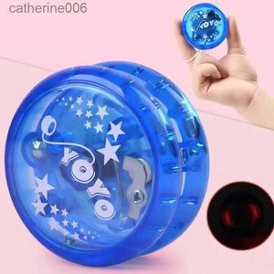 Yoyo 1PC LED Flashing Baby YoYo Ball Professional Children Glow Metal Yo-Yo Toys for Kids Beginners Toy Party Funny Toy Casual GamesL231102