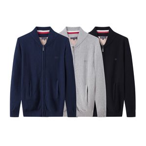 Cardigan maglione da uomo ricamato Giacca casual coreana Maglione da uomo elegante Giacca autunnale tendenza Abrigo Hombre abbigliamento uomo