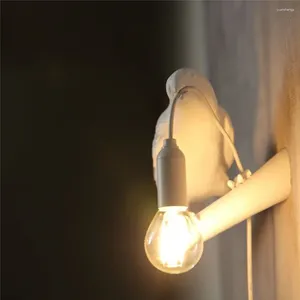 Lâmpadas de parede Lucky Bird Lâmpada LED para decoração Salão Quarto Interior Iluminação Deco Crow Espelho Luzes Luminária