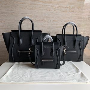 10a toppnivå replikation handväskor märke tygväska crossbody med rem läder lyx designer väskor bagage nano mikro mini medium liten gratis frakt