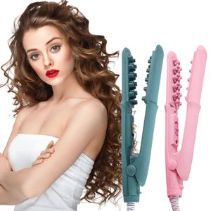 Curling Irons Mini Curler Electric Szybki objętość żelaza ceramiczna prostownica objętościowa płaska ogrzewanie puszysta artyfa 231101