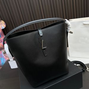 NY LE 37 Designerväska Glänsande läder hink påse axelväskor kvinnor väskor crossbody tote 2-i-1 mini handväska högkvalitativ lyxig handväska äkta läder underarmsäck