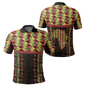 Этническая одежда 3D Print Africa Mens Mens Fashion Polo Рубашки Dashiki African платья одежда. Случайная футболка Homme 2023