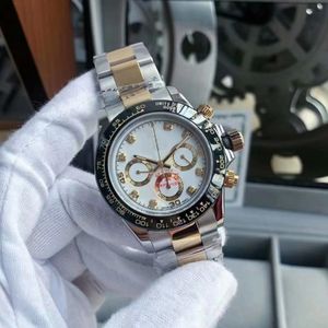 With Box Luxury Automatic 2813 Mechanical Movement Watch white Dial Watches Men 116508 Gold 116520 116528 Mens Wristw atches