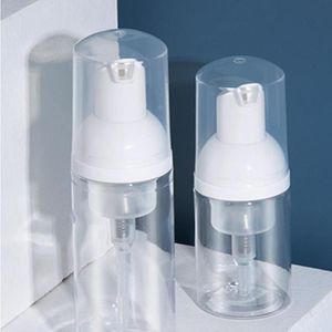 30ml 60ml garrafa de bomba de espuma plástica 2oz claro branco dispensador de sabão garrafas desinfetante de mão recipiente de espuma gkxdb