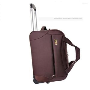 Duffel Bags Travel Rolling On Wheels Luggage Bag Men Trolley Wheeled Women Suitcase