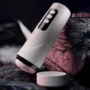 AA Designer Sex Doll Brinquedos Unissex Sólido Totalmente Automático Copo de Aeronave Telescópica Vibração Display Digital Masturbação Dispositivo Peniano Masculino Adulto Sexual EIPL