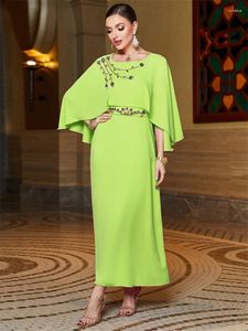Etniska kläder Ramadan Eid Mubarak Modest Abaya Dubai Turkiet Islam Prayer Clothes for Women Muslim Evening Dress Robe Femme Musulmane