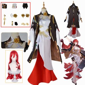 Gioco Anime Honkai Star Rail Costume Cosplay Parrucca Cappotto Gonna Accessori Abiti Himeko Costumi di Halloween per donna cosplay