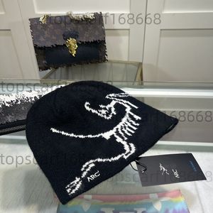 klassiker grotto toque stickad hatt kashmir mössa designer beanie hatt kvinnors mäns mössa fashionabla stickad hatt forntida fågel hög kvalitet