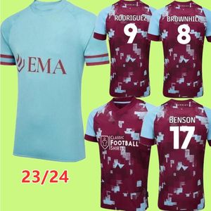 23/24 maglie da calcio 2023 2024 Kompany Benson Zarulli Jay camiseta de futbol Rodriguez Brownhill Rodriguez maglia da calcio casa lontano 9896