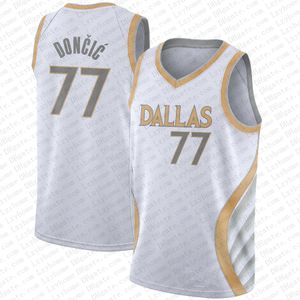 Men Youth Jerseys Basketball Luka Doncic Kyrie Irving Basketball Dirk Nowitzki City 77 11 Blue Kids Black Edition Green Jersey 2023 202 8026