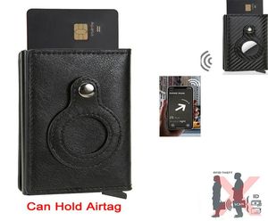 Porta carte Rfid Portafogli da uomo Portafogli Borsa da uomo nera Borsa corta 2022 Portafoglio piccolo in pelle sottile Mini Portafogli per Air Tag2927220