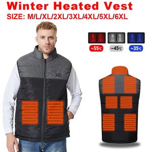 Gilet da uomo Gilet caldo da donna invernale da uomo Gilet riscaldato USB Intelligent Dual Control Switch 9-11-15-21 Gilet riscaldato a zona Gilet riscaldato da caccia 231102