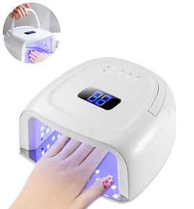 2020 Ny laddningsbar nagellampa trådlös gel lack torktumlare Gelpolish Curing Light Cordless Manicure Machine Led Nail Art Lamp8132024