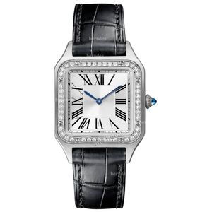 Модные часы для пар, ультратонкий дизайн, толщина 0,88 см больше подходит для установки на запястье, функция быстрого удаления бриллиантов и сапфиров.