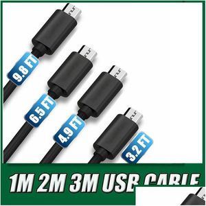 Cell Phone Cables 1M 2M Usb Type C S Data Sync Charger For S8 S9 Note8 Huawei Smartphone Drop Delivery Phones Accessories Dhplr