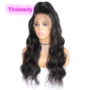 Peruvian 100% Human Hair Body Wave 4*4 Glueless Wig 5X5 13X4 Lace Wigs 10-32inch Natural Color 150% Density 10-32inch