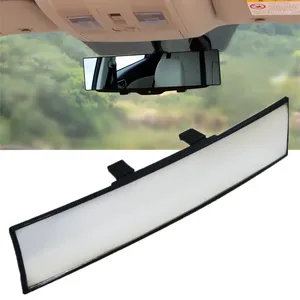 Acessórios interiores universal anti-reflexo grande angular espelho retrovisor convexo vista traseira do carro bebê criança assento relógio azul viseira de sol óculos de segurança