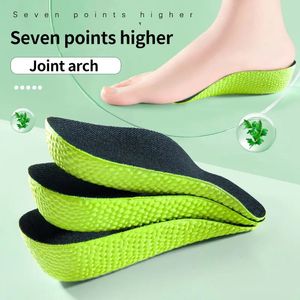 Sko delar Tillbehör 1Pair Höjd Öka Intersoles för män Kvinnor Skor Flat Feet Arch Support Orthopedic Insoles Sneakers Heel Lift Half Shoe Pads 231102