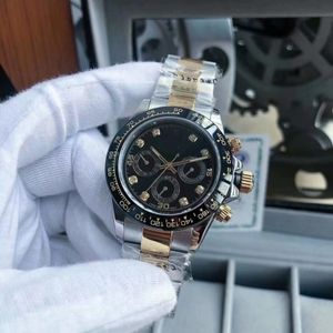 Med Box Luxury Automatic 2813 Mechanical Movement Watch Black Dial Watches Men 116508 Gold 116520 116528 Herrens armbands Atches