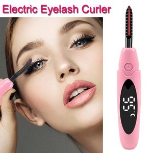 Eyelash Curler Electric Eyelash Curler uppvärmda ögonfranskurlrar för snabba naturliga Curling Eye Lashes Makeup Tools USB Laddningsbar Lash Curler 231102