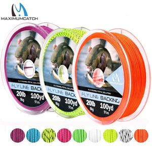 Filo intrecciato Maximumcatch Supporto intrecciato Pesca a mosca 20 30LB 50 100 300 Iarde Multi colore 231102