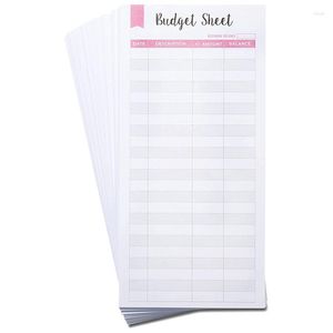 Wrap Ppyy-90 PCS Koszt Koszty Organizator rachunków dla A6 Binder Cash Contavelope Trackery budżetowe planner budżetowania