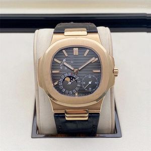 Orologi da polso orologio da uomo di lusso di alta qualità 5712 business meccanico automatico Elegante specchio a zaffiro impermeabile