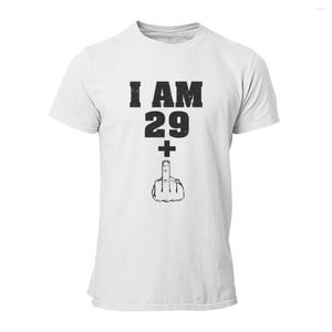 Herren T-Shirts I Am 29 Plus 1 Funny 30th Birthday Punk Cute Kawaii Short Sleeve Streetwear Size Clothing 6384