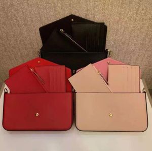 Designer POCHETTE FELICIE three-piece purse Crossbody Bag Fashion Handbag Mini Chain Bag Luxury women's shoulder bag Crossbody bag