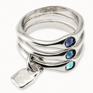 Solitärring mit hochwertigem, modischem, galvanisiertem 925er-Silber, zarter romantischer Drei-Feier-Schmuck für Damen, Geschenk 231101