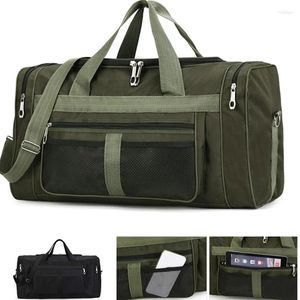 Duffel Bags NylonWaterproof Men Travel Hand Luggage Big Bag Business Large Capacity Weekend Duffle