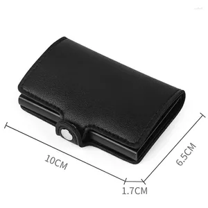 Card Holders Mens Slim Wallet With Money Clip Up Blocking Holder Minimalist For Men