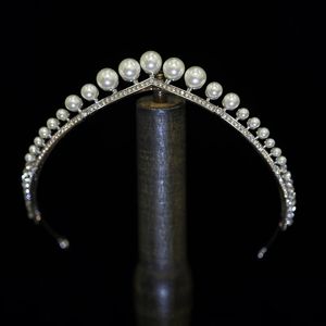 Fasce per capelli Perle semplici Diademi da sposa Corone Fasce per capelli Fasce per capelli da sera in cristallo Accessori per capelli da sposa Gioielli da ballo 231102