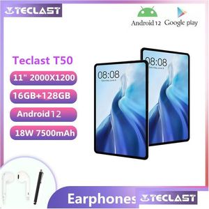 PC Tablet TECLAST T50 2023 11 2K Android 12 2000x1200 16 GB RAM 128GB ROM UNISOC T616 OCTA CORE 4G TYPE-C TIPO 18W Carica rapida D DHQVW 2000x00 8GB HQVW