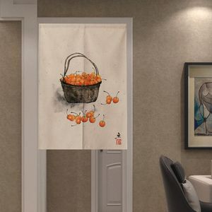 Curtain Chinese Short Kitchen Doorway Noren Fengshui Drapes For Living Room Teahouse Home Decor Door Polyester