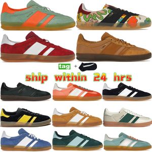 Gazelle Indoor Camurça Tênis Mens Sapatos Casuais Mulheres Designer Sapatos Negrito Laranja Azul Fusion Gum Sean Wotherspoon Branco Preto Cinza Homens Esportes MesaOutdoor Treinadores