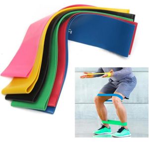 6pcs set yoga egzersiz döngü bandı lateks gerginlik bantları ince bacak streç bantları pilates yüzüğü fitness döngü yoga daireleri3680858