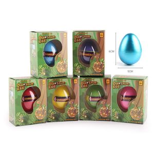 Nyhetsspel Animal Hatching Egg Blötläggning i vattenutvidgning Toy Medium Size Eggs Absorberande växande dinosaurier Animals barn gåvor Kreativa pedagogiska leksaker