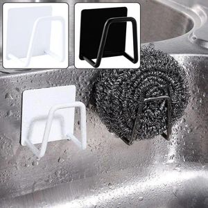 Kitchen Storage Drain Racks Rack Steel Holders Drying Sink Self Multifunctional Adhesive Stainless Sponges